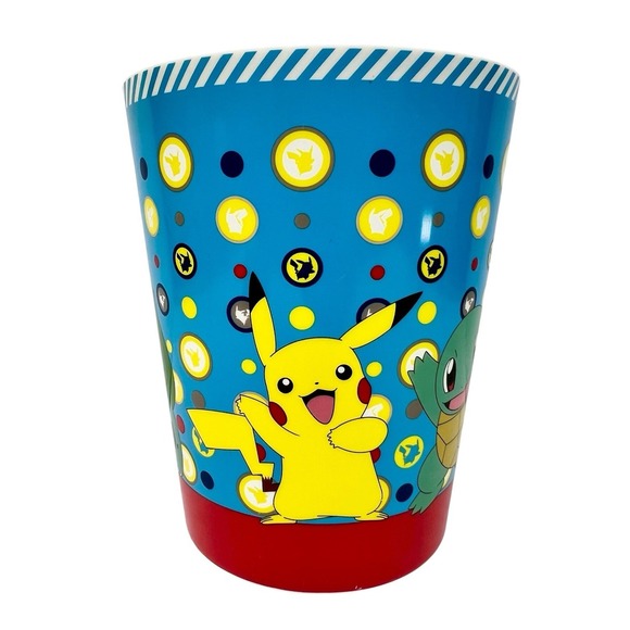 Pokemon Garbage Trash Pail Can Bin Pikachu Charmander Squirtle 2017 Nintendo - Picture 1 of 10